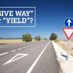 QA give way or yield